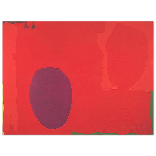 Patrick Heron - Cadmium with Violet, Scarlet, Emerald, Lemon and Venetian - 1969  75x100 cm / 30x40inches Fine Art Poster