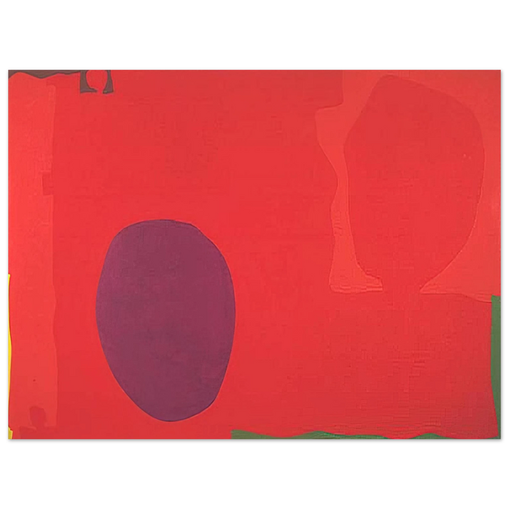 Patrick Heron - Cadmium with Violet, Scarlet, Emerald, Lemon and Venetian - 1969  75x100 cm / 30x40inches Fine Art Poster