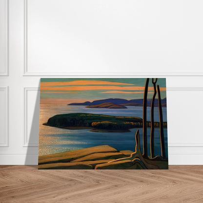 Afternoon Sun, Lake Superior - 1924 - Lawren Harris Brushed Aluminum Print - 70x100 cm / 28x40 inches | Lawren Harris Aluminum Print | Lawren Harris Prints