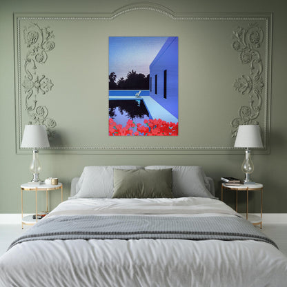 Longs for Summer - Hiroshi Nagai Brushed Aluminum Print - 70x100 cm / 28x40 inches | Hiroshi Nagai Aluminum Print | Hiroshi Nagai Prints