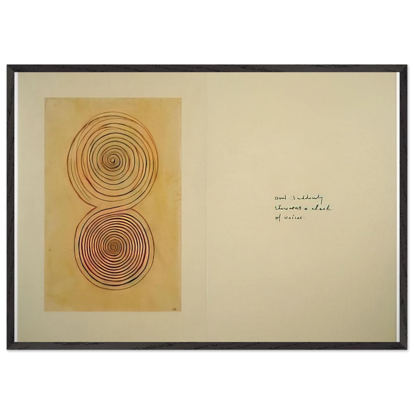 SUBLIMATION 2002 1 - Louise Bourgeois 70x100 cm / 28x40 inches Framed Art Print – Black Wooden Frame