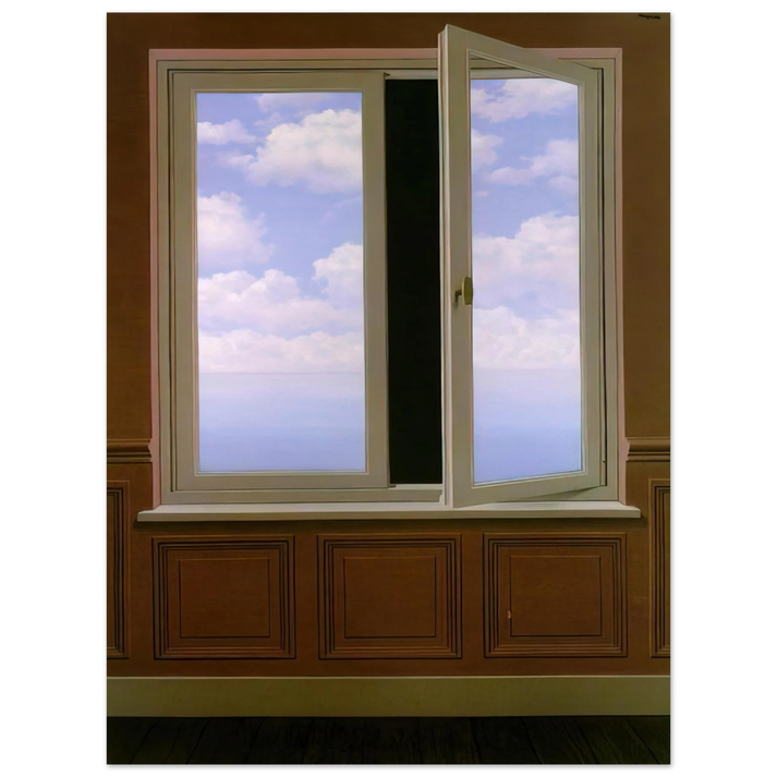Rene Magritte - THE LOOKING GLASS 1963  75x100 cm / 30x40inches Fine Art Poster