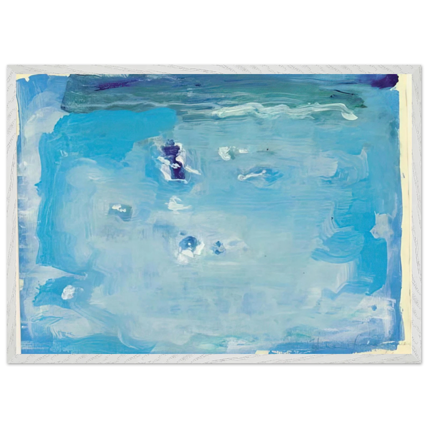 Helen Frankenthaler - Untitled - Color Field Painting, Lyrical Abstraction Wall art - 45x60 cm / 18x24 inches - Fine Art Poster-canvas - -