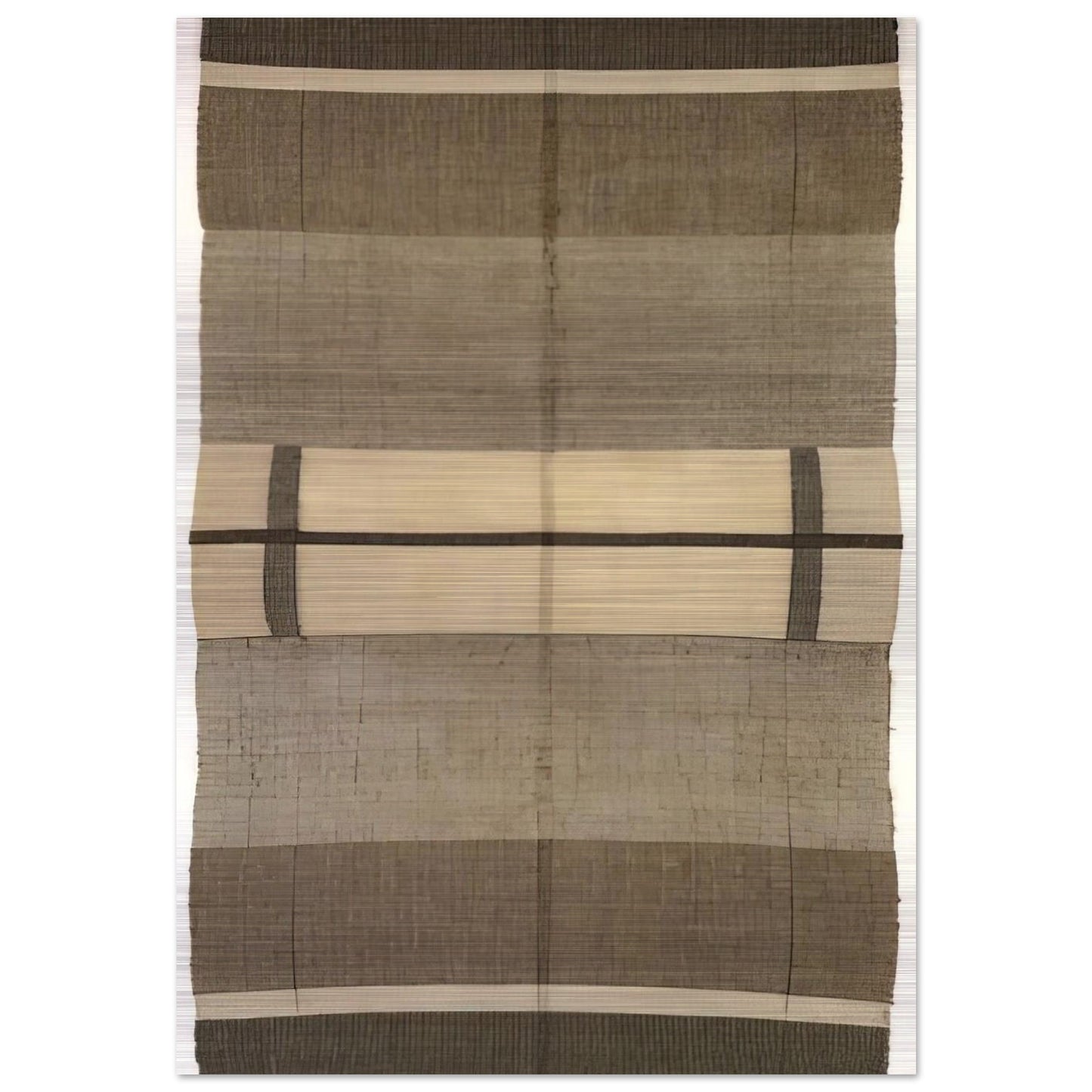 WALL HANGING 1924 - Anni Albers Brushed Aluminum Print - 70x100 cm / 28x40 inches | Anni Albers Aluminum Print | Anni Albers Prints