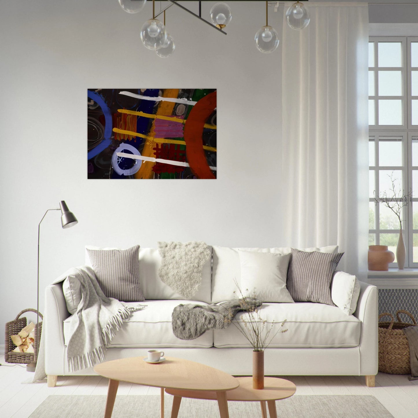 Buchanan - 1987 - Albert Irvin Brushed Aluminum Print - 70x100 cm / 28x40 inches | Albert Irvin Aluminum Print | Albert Irvin Prints