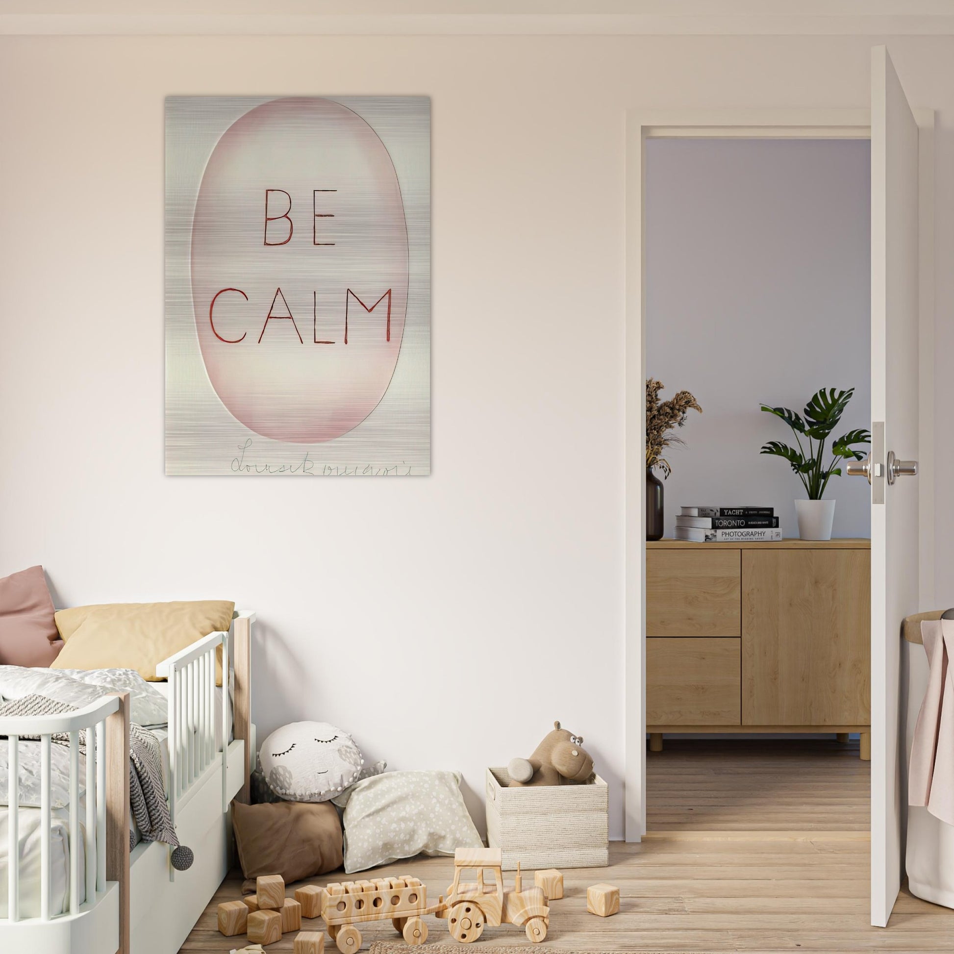 BE CALME OCTOBER 1ST 31ST - Louise Bourgeois Brushed Aluminum Print - 70x100 cm / 28x40 inches | Louise Bourgeois Aluminum Print | Louise Bourgeois Prints