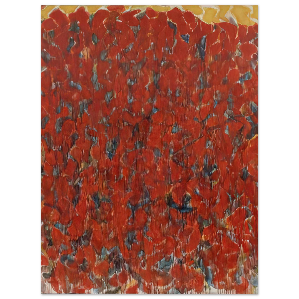 Sam Francis - Big Red  75x100 cm / 30x40inches Fine Art Poster
