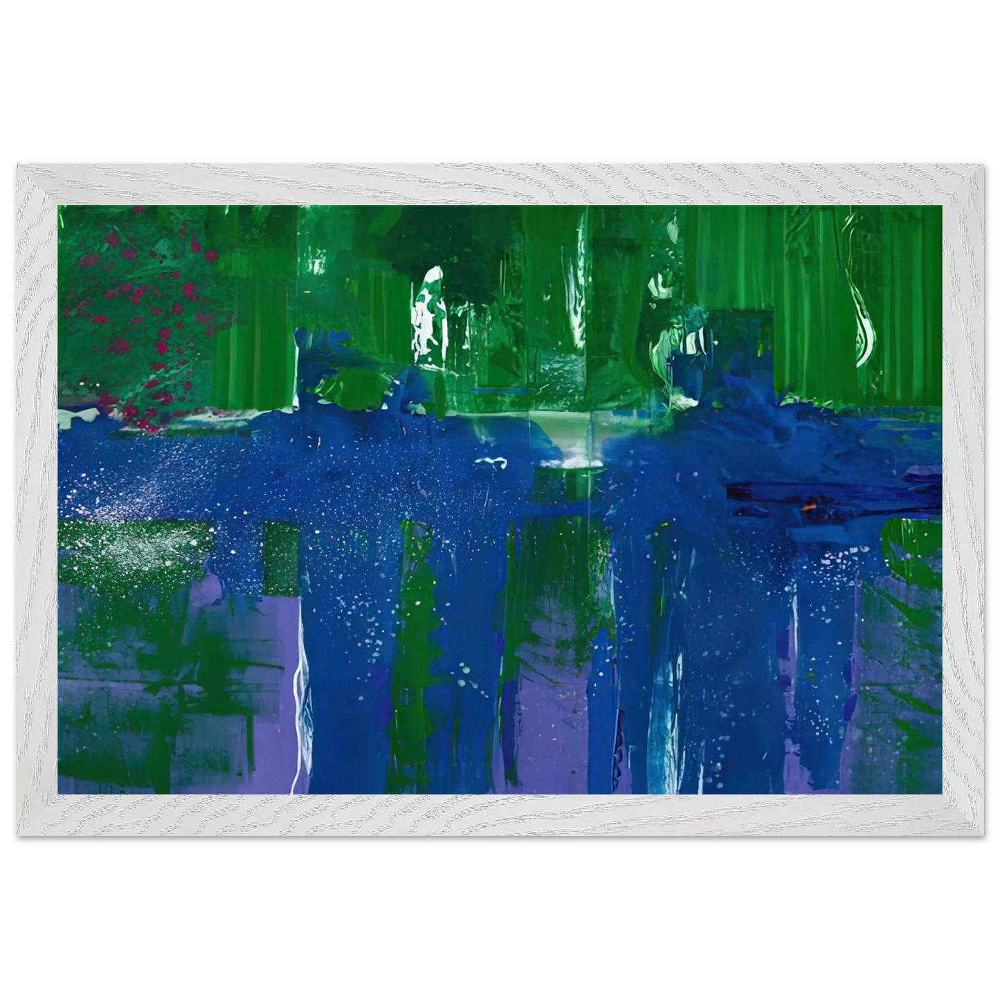 Helen Frankenthaler - Grotto, 1990- Wall Art - 30x40 cm / 12x16 inches - Fine Art Poster-canvas - -