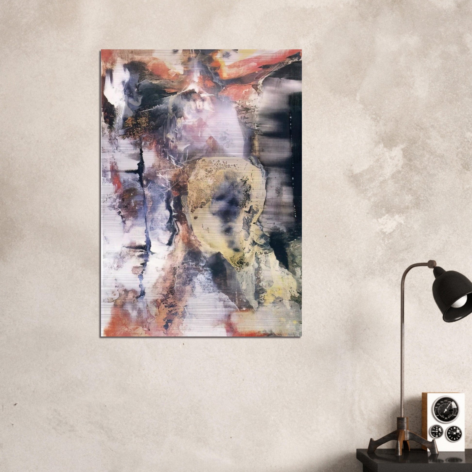 The Archer - 1955 - Paul Jenkins Brushed Aluminum Print - 70x100 cm / 28x40 inches | Paul Jenkins Aluminum Print | Paul Jenkins Prints