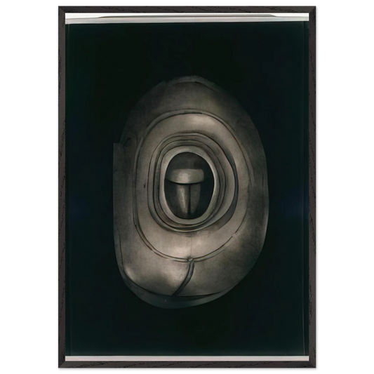 UNTITLED 1964 N1 - Lee Bontecou 70x100 cm / 28x40 inches Framed Art Print – Black Wooden Frame