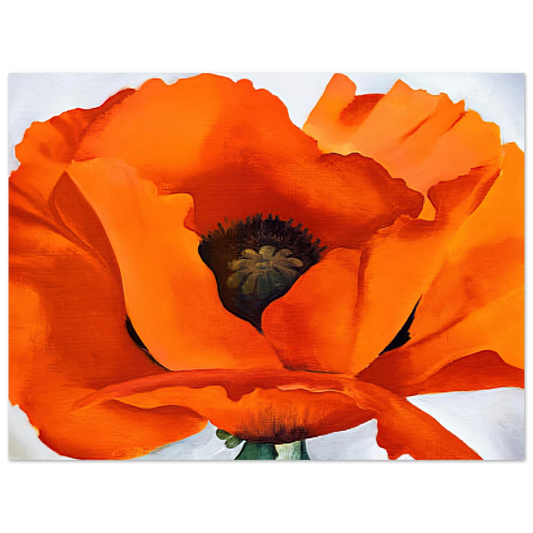 Georgia O'Keeffe - Red Poppy Fine Art Poster