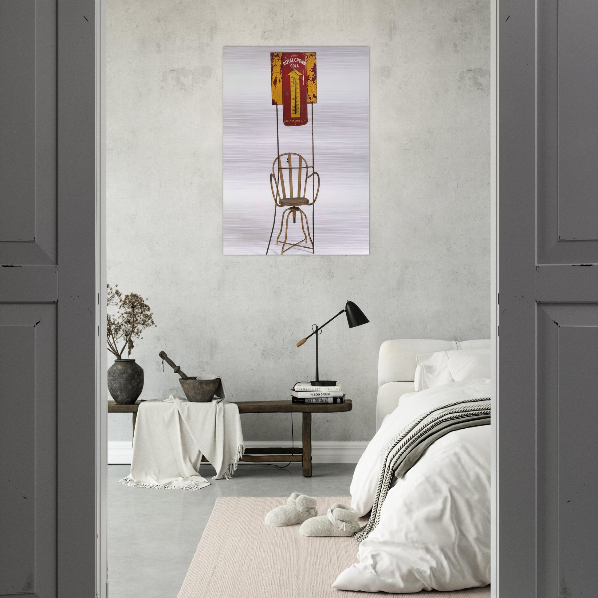 UNTITLED KABAL AMERICAN ZEPHYR 1983 - Robert Rauschenberg Brushed Aluminum Print - 70x100 cm / 28x40 inches | Robert Rauschenberg Aluminum Print | Robert Rauschenberg Prints
