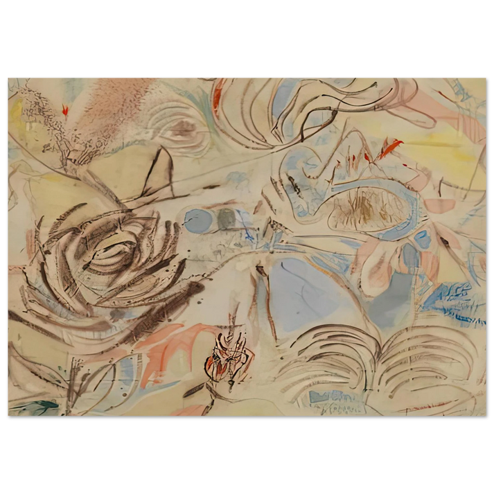 Helen Frankenthaler - 10 29 52, 1952- Wall Art - 28x40 inches / 70x70 cm - Canvas (Imperial)-canvas - -
