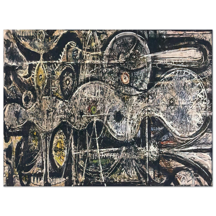 Richard Pousette-Dart - Undulation - 1942  75x100 cm / 30x40inches Fine Art Poster